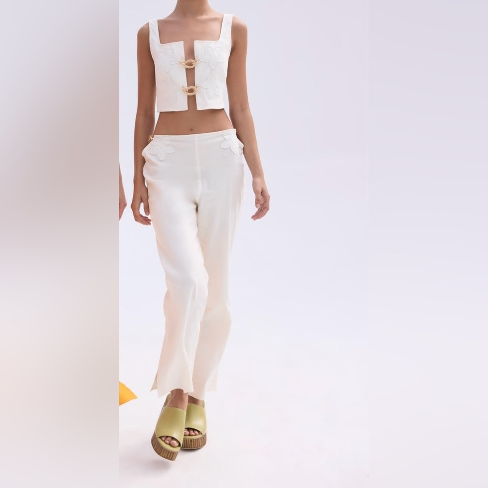 Cult Gaia Grier Pant and Annie Top in Off White